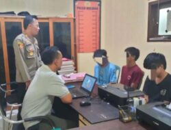 Tiga Remaja Diduga Pencuri Bodyset Motor Berhasil Ditangkap Polisi