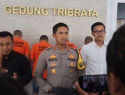 Empat Pelaku Pencuri Kabel Telkom Berhasil Ditangkap Polres Pasuruan
