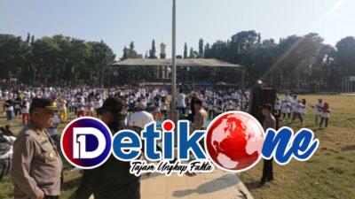Polsek Besuki Lakukan Pengamanan Senam Sehat Bersama Sahabat Ganjar