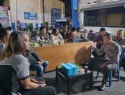 Sat Lantas Polres Bondowoso Adakan Kegiatan Ngopi Bareng Dengan Anggota Klub Motor