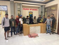 Kedapatan Main Judi Kyu-Kyu, 4 Warga Mangaran Ditangkap Resmob Polres Situbondo 