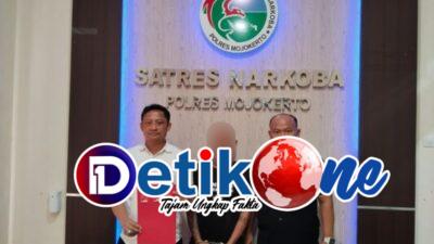Satresnarkoba Polres Mojokerto Berhasil Tangkap Pembawa Narkoba Jenis Sabu