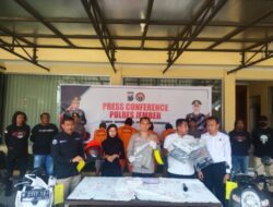 Polres Jember Berhasil Bekuk 4 Komplotan Pelaku Curanmor 
