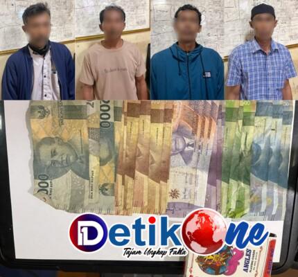 Empat Palaku Judi Samgong