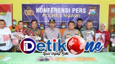 Polres Ngawi Berhasil Tangkap 15 Orang Terduga Pengedar dan Pengguna Narkoba