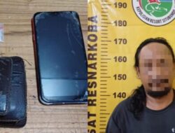 Seorang Pria Diduga Sebagai Kurir Sabu Berhasil Ditangkap Polres Situbondo