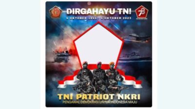 Twibbon HUT TNI ke-78 2023