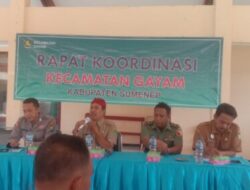 Kecamatan Gayam Laksanakan Rapat Kordinasi