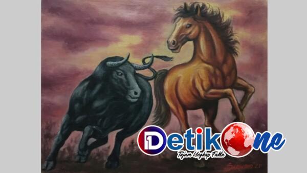 Persaingan Banteng dan Kuda d