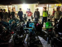 Gelar Operasi Gabungan Cegah Balap Liar, Polres Situbondo Berhasil Amankan 14 Motor Protolan