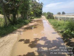 Masyarakat Desa Rosong Meminta Pemerintah Segera Perbaiki Akses Jalan PUD Menuju Kecamatan Nonggunong