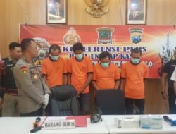 Polisi Berhasil Tangkap Empat Tersangka Pencuri Tiang KAI di Surabaya