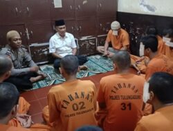 Tingkatkan Keimanan, Polres Tulungagung Berikan Bimbingan Rohani Kepada Tahanan