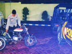 Pimpin Razia Balap Liar, Polsek Prenduan Berhasil Mengamankan 6 Unit Sepeda Motor