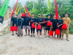 Organisasi Kepemudaan Sejati Bagi-Bagi 200 Paket Sembako di Desa Kropoh