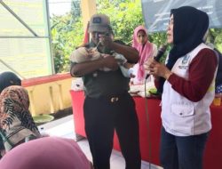 Koramil Raas Dampingi Tim Kesehatan Jatim Laksanakan Edukasi Stunting di Desa Alasmalang