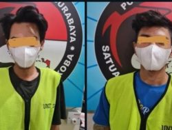 Diduga Edarkan Sabu, Dua Pemuda di Amankan Satresnarkoba Polrestabes Surabaya