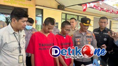 Dua Jambret Yang Sasar Emak-Emak di Area Parkir Mall Berhasil Ditangkap Polsek Mulyorejo