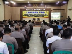 Menjelang Pilkada Serentak, Polres Pamekasan Gelar Latihan Pra Operasi Mantap Praja Semeru Tahun 2024