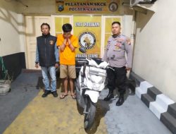 Kurang dari 24 Jam, Polisi Berhasil Tangkap Pelaku Curanmor di Gresik