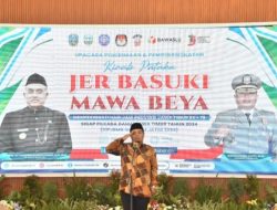 Satpol PP Situbondo Gelar Upacara Serah Terima Kirab Pataka Jer Besuki Mawa Beya