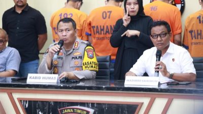 Ditreskrimum Polda Jatim Tangkap Komplotan Pemerasan Dengan Modus Mengaku Polisi
