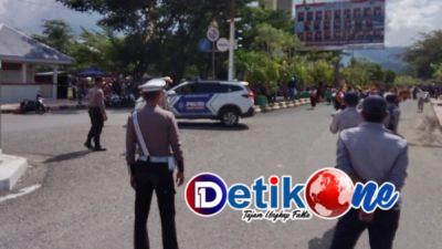 Polres Buol Terjunkan Personil Amankan Karnaval HUT Daerah Buol Ke-24 Tahun
