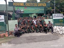 Hadir di Koramil Sapudi, Dandim 0827 Sumenep Tekankan Sinergitas TNI Polri