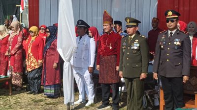 Upacara Peringatan Detik-Detik Proklamasi Kemerdekaan RI Ke-80 di Lapangan Desa Krejengan Berlangsung Khidmat