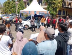 Cari Kepastian Hukum, Warga Kalangmalang Gelar Aksi Damai di Polres Situbondo