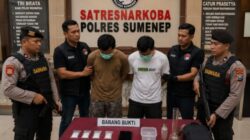 Satresnarkoba Polres Sumenep Bongkar Kasus Sabu di Paberasan, Dua Orang Ditangkap