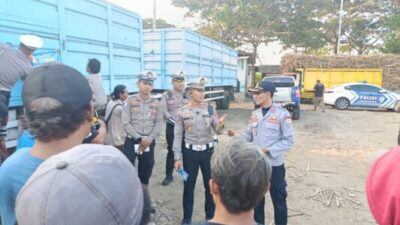 Satlantas Polres Situbondo Gencarkan Sosialisasi Larangan Truk ODOL di Musim Giling Tebu