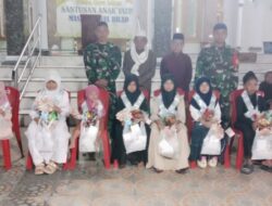 Koramil 0827/20 Sapudi Turut Santuni Anak Yatim dan Dhuafa di Masjid Baitul Bilad Gayam