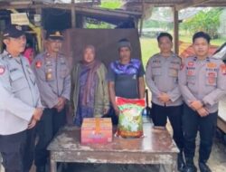 Polsek Raas Gelar Bhakti Sosial, Wujud Kepedulian Polri Kepada Masyarakat Kurang Mampu
