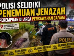 Polres Sumenep Selidiki Jenasah Perempuan Yang Ditemukan  di Parit Sawah