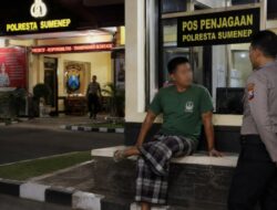 Diduga Jalani Patsus Kasus Narkoba, Aggota Polresta Sumenep Terlihat di Pos Penjagaan, Publik Pertanyakan Pengawasan