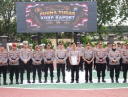Polresta Sumenep Gelar Upacara Purna Tugas dan Kenaikan Pangkat Pengabdian