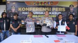 Bobol Rumah Dini Hari Sambil Todong Pisau, Dua Perampok Ditangkap Satreskrim Polres Bondowoso