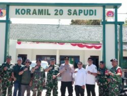 Dandim 0827/Sumenep Kunjungi Pulau Sapudi, Tinjau Pembangunan Pos Ramil