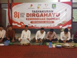 Tasyakuran HUT ke-81 RI di Arjasa, Camat Ajak Warga Kangean Perkuat Persatuan