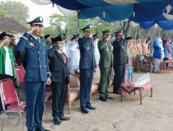 Forkopimka Gayam Gelar Upacara HUT ke-81 RI, Berlangsung Khidmat di Tengah Terik Matahari
