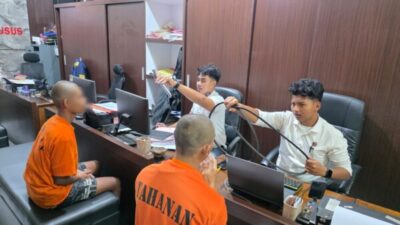 Satreskrim Polres Situbondo Amankan Tiga Terduga Pelaku Pencurian Mesin Pompa Air