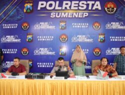 Polresta Sumenep Bongkar 9 Kasus Kejahatan, 10 Tersangka Diamankan